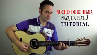 NOCHES DE BOHEMIA NAVAJITA PLATEÁ Tutorial Jerónimo de Carmen Guitarraflamenca [upl. by Fayth]