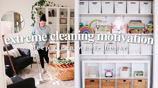 NEW CLEAN WITH ME 2021  DEEP Satisfying Cleaning Motivation [upl. by Enairb]