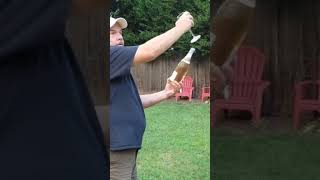 This One Opening Champagne with a wine glass funny Champagne wine [upl. by Sophy]