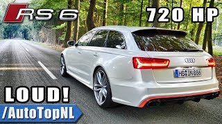 LOUDEST AUDI RS6 C7 in the WORLD  REVS ONBOARD amp EXHAUST SOUND by AutoTopNL [upl. by Pauletta]