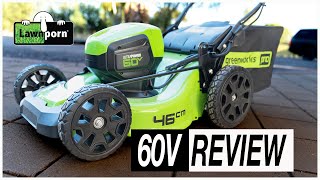 Greenworks 60V Self Propelled 46cm Mower [upl. by Eisset]