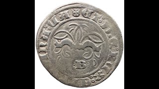 14741504 ½ Real Ferdinand and Isabella Coin Spain Castile Silver Burgos Mint [upl. by Weintrob]