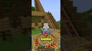 MONTAÑA RUSA SALE MAL XD cosasquemecagandeminecraftshorts minecraft [upl. by Westlund124]