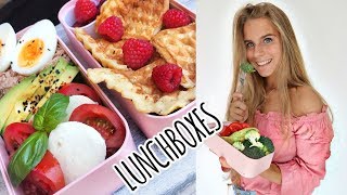 6 gesunde LUNCHBOX Rezepte für die Schule Arbeit und Uni [upl. by Belicia]