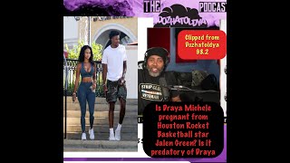 Is Draya Michele pregnant from Houston Rocket Basketball star Jalen Green Is it predatory of Draya [upl. by Eph160]