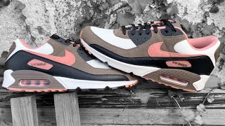 WORTH FULL Price Nike Air MAX 90 Summit White Red Stardust  ON FEET and IN DETAIL [upl. by Enovaj579]