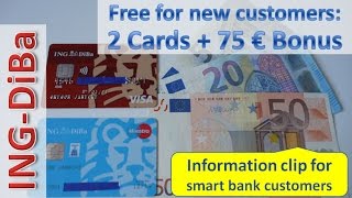 ING DiBa Germany ⇒ Cash and cards ⇐ Everything important in a video [upl. by Michaella368]