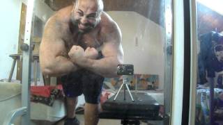 AKO 300 POUNDS 136 KG MUSCLE MASS ROID FREE FLEXING [upl. by Llenram]