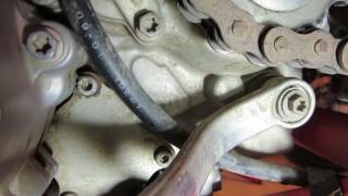 How To Change the Oil on a 2016 KTM 350 EXCF [upl. by Slohcin179]