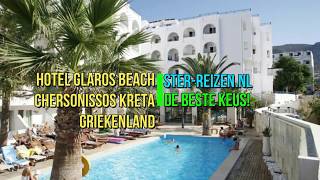 Hotel Glaros Beach Griekenland Kreta  Ster Reizen [upl. by Lletniuq431]