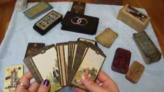 Edge Treatment on Tarot and Lenormand Decks [upl. by Assert]