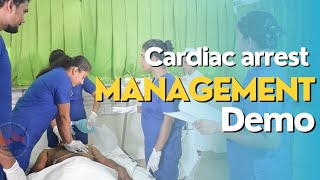 Cardiac arrest management  Advanced Life Support Demonstration [upl. by Onitsuaf562]