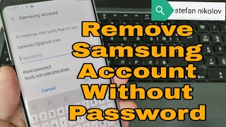 How to Remove Samsung Account without Password All Samsung Android 9 [upl. by Cresa909]