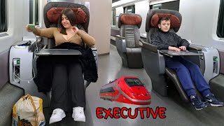 Viaggio in executive sul frecciarossa con mio fratello per la sua prima volta BolognaRimini [upl. by Vada]