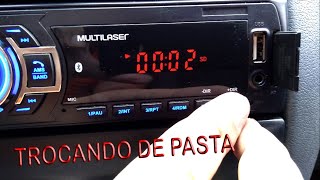 TROCAR DE PASTA SOM MULTILASER AUTOMOTIVO [upl. by Meldon]