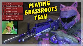 Matching Against the Halo Grassroots Team on Big Team Battle  Halo Infinite [upl. by Alolomo353]