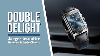 Jaegerlecoultre Reverso Tribute Chronograph Two watches in one [upl. by Kletter]