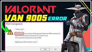 How to Fix VAN9005 Error in Valorant  VAN9005 ERROR CODE Windows 1110 SOLVED [upl. by Remas]