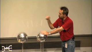 Should a Person Touch 200000 Volts A Van de Graaff generator experiment [upl. by Dressel]