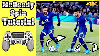 eFootball PES 2022 McGeady spin Tutorial 4K Ultra [upl. by Stasny565]