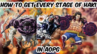 AOPG How To Get Every Stage Of Haki [upl. by Vedis]