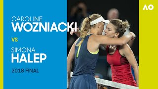 Caroline Wozniacki vs Simona Halep Full Match  Australian Open 2018 Final [upl. by Sachi]