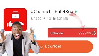 uchannel hack unlimited coins  u channel mod apk  u channel  sub4sub unlimited coins [upl. by Althea]