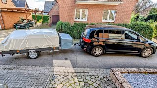 Cabanon Mercury Faltcaravan  erstes Camping in Holland Marveld Recreatie [upl. by Aubrette]