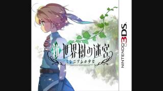 Etrian Odyssey Untold OST Emerald Woodlands single loop [upl. by Yadrahc]