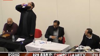 Shaykh Asrar Rashid Accepts christian challenge drinks Poison at Debate in Manchester university [upl. by Relyk]