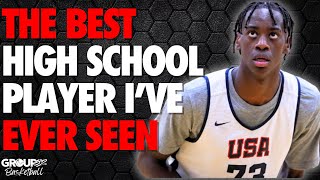 The Best High School Player Ive Ever Seen  AJ Dybantsa Film Breakdown amp Scouting Report [upl. by Lenette]