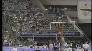 Li Li  1992 Olympics EF  Uneven Bars [upl. by Yauq27]