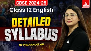 CBSE Class 12 Latest English Syllabus 202425 📚✅ [upl. by Rene]