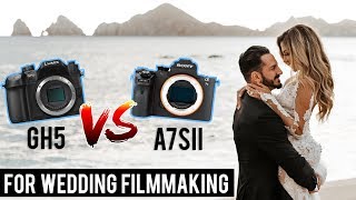 Panasonic GH5 VS Sony A7Sii for Wedding Filmmaking Camera Gear Breakdown [upl. by Bigford]