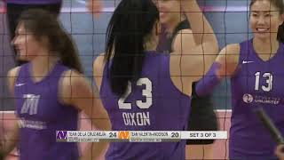 AU Pro Volleyball Game 3 Dixon block S3 [upl. by Lanrev]