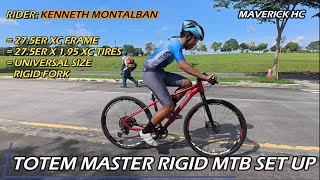 Bikechek sa TOTEM MASTER Rigid MTB ni Kenneth Montalban [upl. by Hafinah]