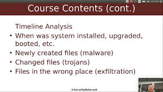 Pentester Academy Linux Forensics course Linux [upl. by Susumu]