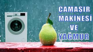 ★ Çamaşır Makinesi Sesi ★ 1 SAAT ★ Bonus Yağmur Sesi [upl. by Ayhay342]