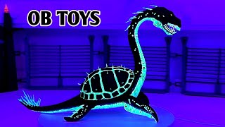 CUSTOM PLESIOSAURUS HYBRID DINOSAUR SCORPIOS REX  E750  Turtle  TOY DINOSAUR REPAINT  OB TOYS [upl. by Linc]