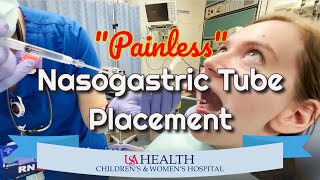 quotPainlessquot Nasogastric Tube Placement [upl. by Anahahs]