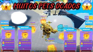 BUGANDO PETS PARA INSCRITOS NO MUSCLE LEGENDSROBLOX [upl. by Kester]