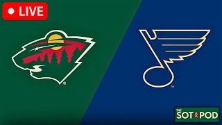 Minnesota Wild vs St Louis Blues  LIVE STREAM  NHL GAME WATCH PARTY  COMMENTARY [upl. by Adnala]