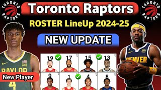 Toronto Raptors ROSTER Lineup 20242025  NBA Toronto Raptors [upl. by Fisher287]