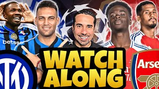 Inter Milan Vs Arsenal Live  Champions League Live streaming Watch Along [upl. by Hendren]