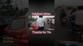 Police se ho gaya panga🥵 automobile motovlog roadrage traffic rider bike streetrideridesafe [upl. by Huston]