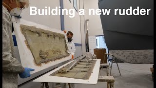 Building a new rudder for our sailboat [upl. by Sukramed]