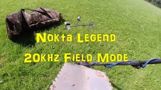 Nokta Legend 20khz Coin Search [upl. by Zacek]