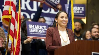 Fourth term Congresswoman Sharice Davids vows to represent her Kansas constituents [upl. by Aneehsirk]