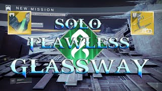 Destiny 2  Solo Flawless The Glassway on Strand Titan [upl. by Eednas861]