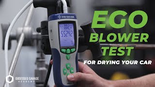 EGO Blower Testing Sound Velocity and CFM EGO 530 580 615 650 and 765 [upl. by Aliuqat]